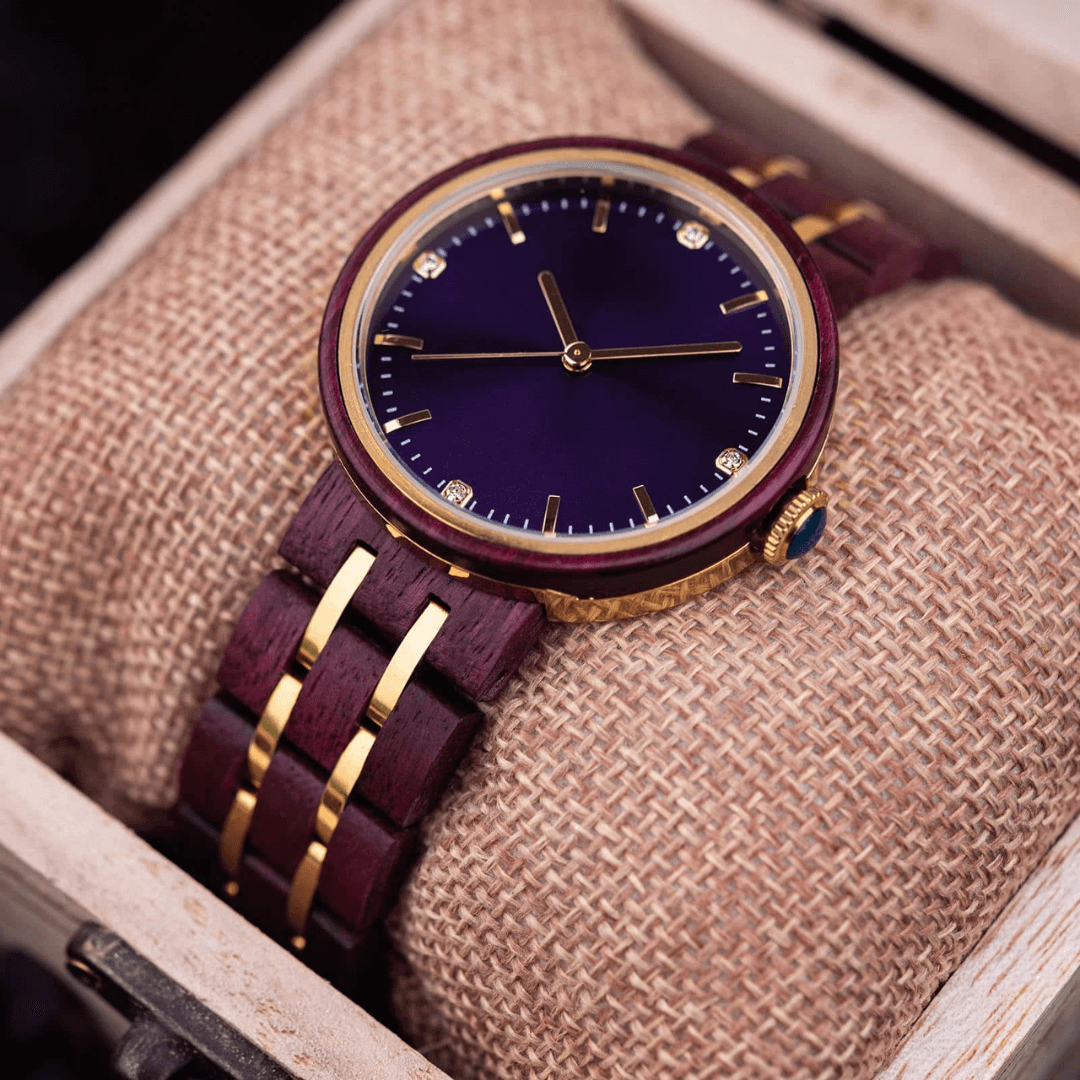 Ametista Wood Watch