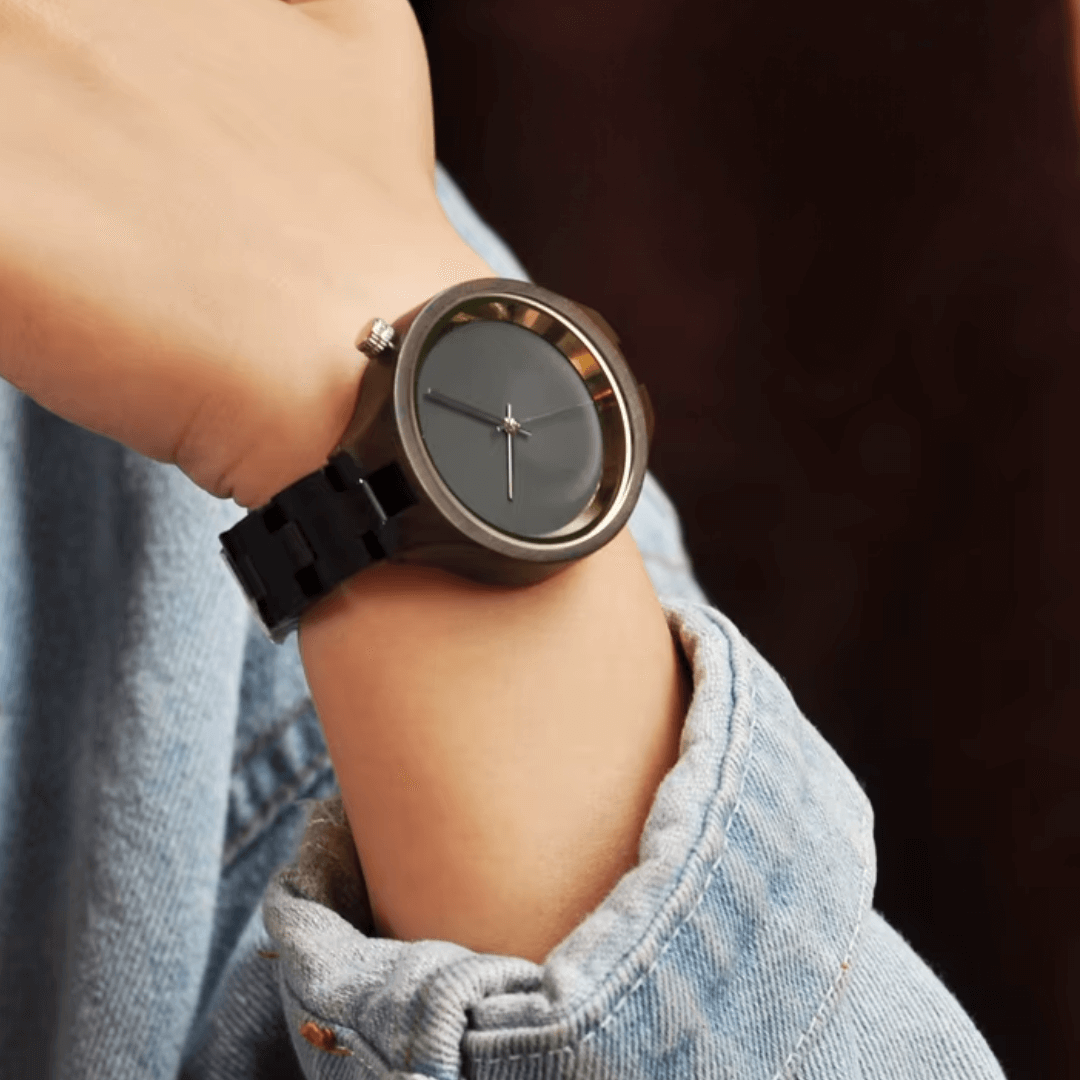 Ravena Dark Wood Watch