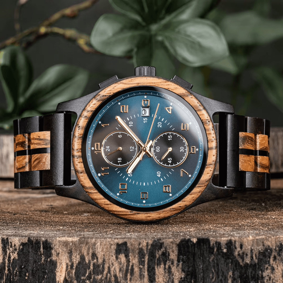 Shadow Chronograph Wood Watch