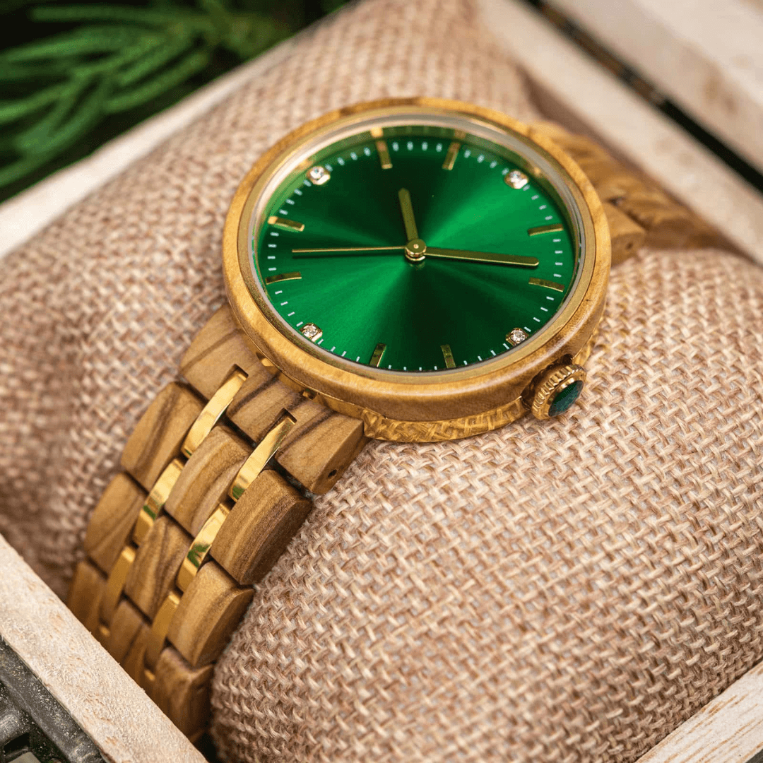 Esmeralda Wood Watch