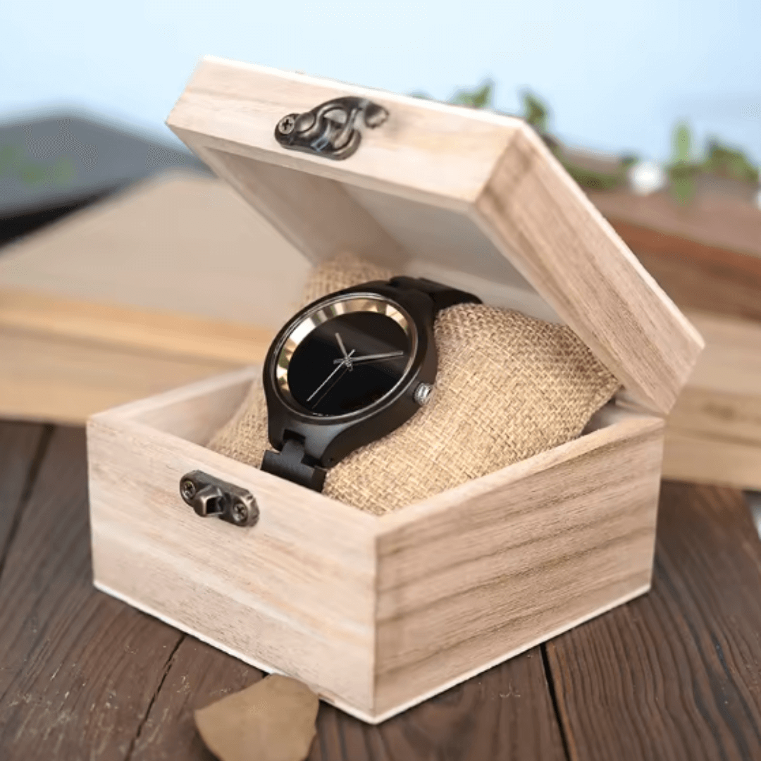 Ravena Dark Wood Watch