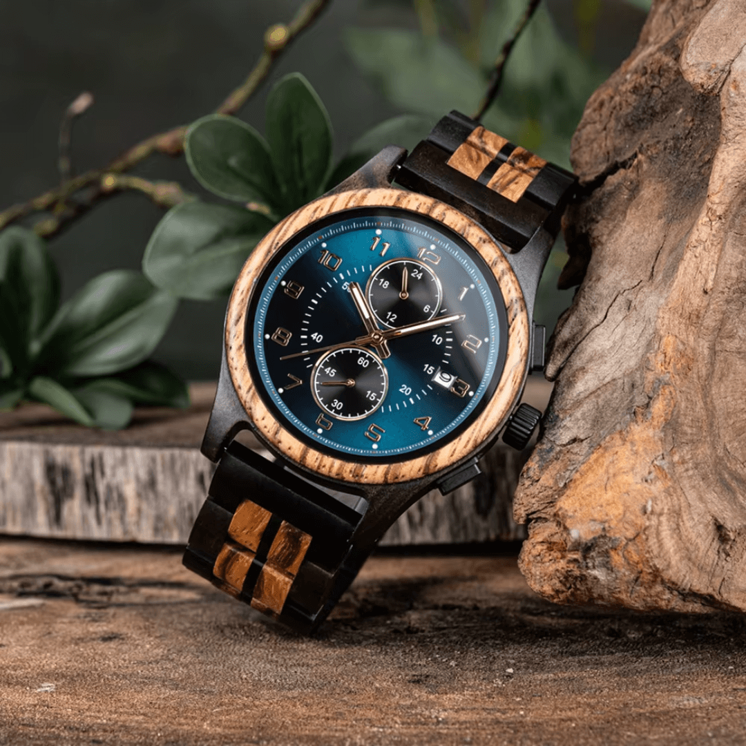 Shadow Chronograph Wood Watch