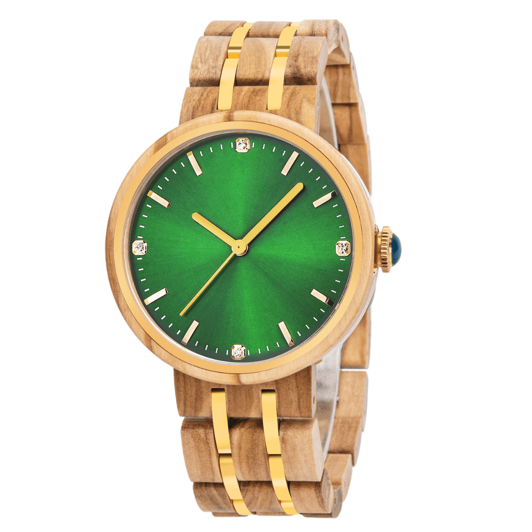 Esmeralda Wood Watch