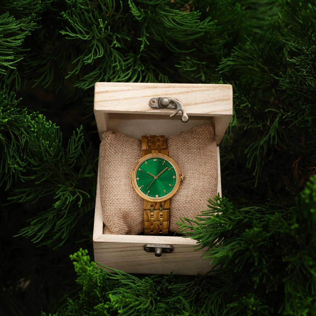 Esmeralda Wood Watch