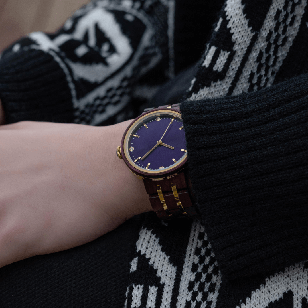 Ametista Wood Watch