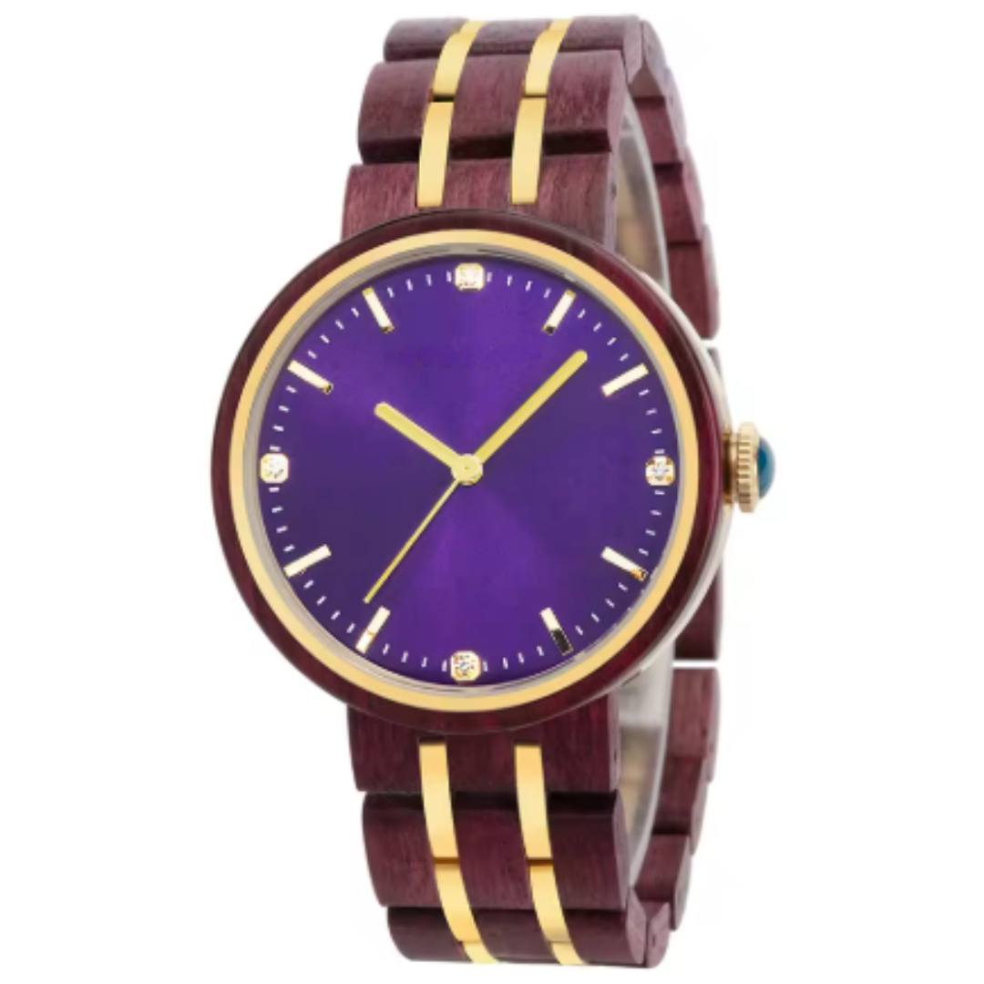 Ametista Wood Watch